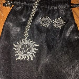 Supernatural Anti Possession Earrings & Necklace!